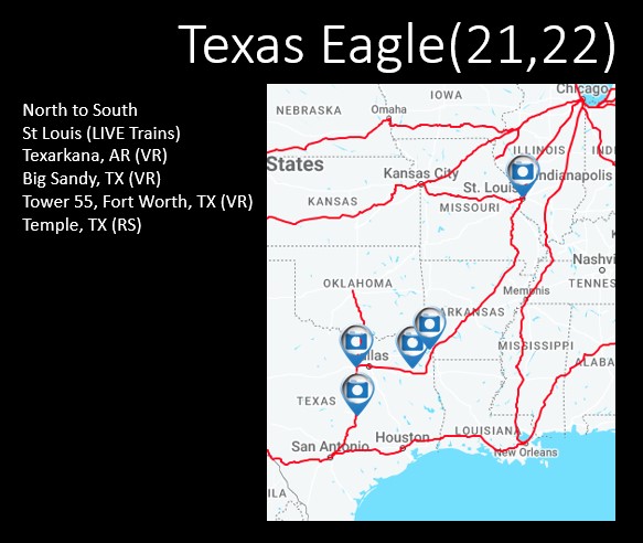 Texas Eagle Map